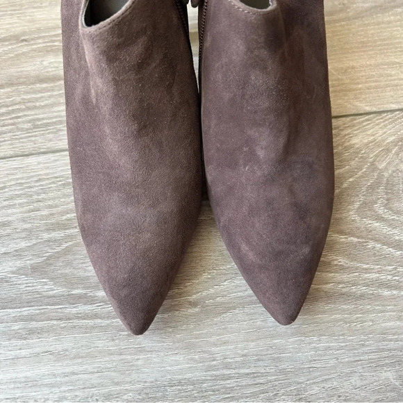Cole Haan  Pointed Toe Chocolate Colour Suede Ankle Boots - Picture 4 of 13